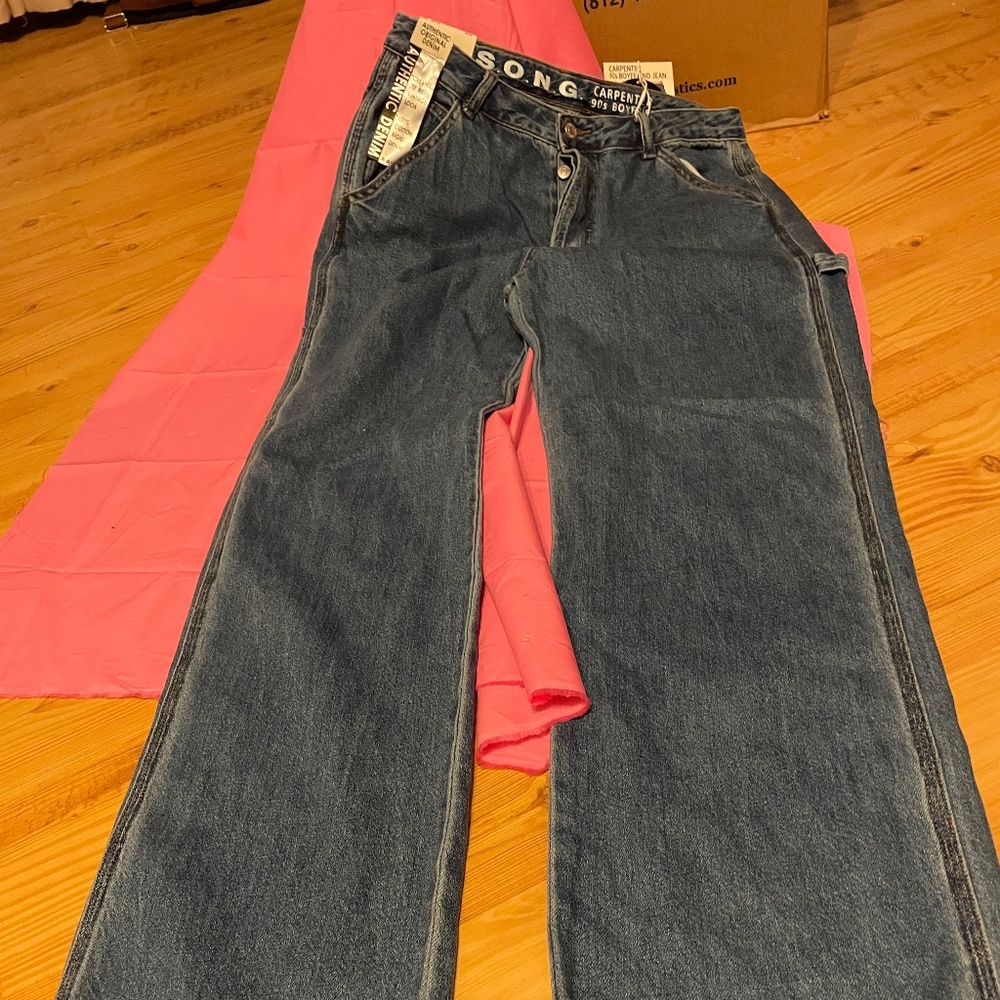 Authentic Original Denim size 9/29 by S.O.N.G. Button fly